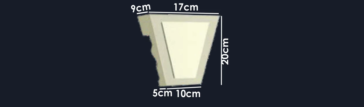 Dakfo KTE-03 polystyrene cornice