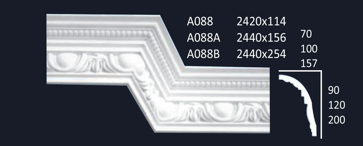 Dakfo A088 P.O.P cornice